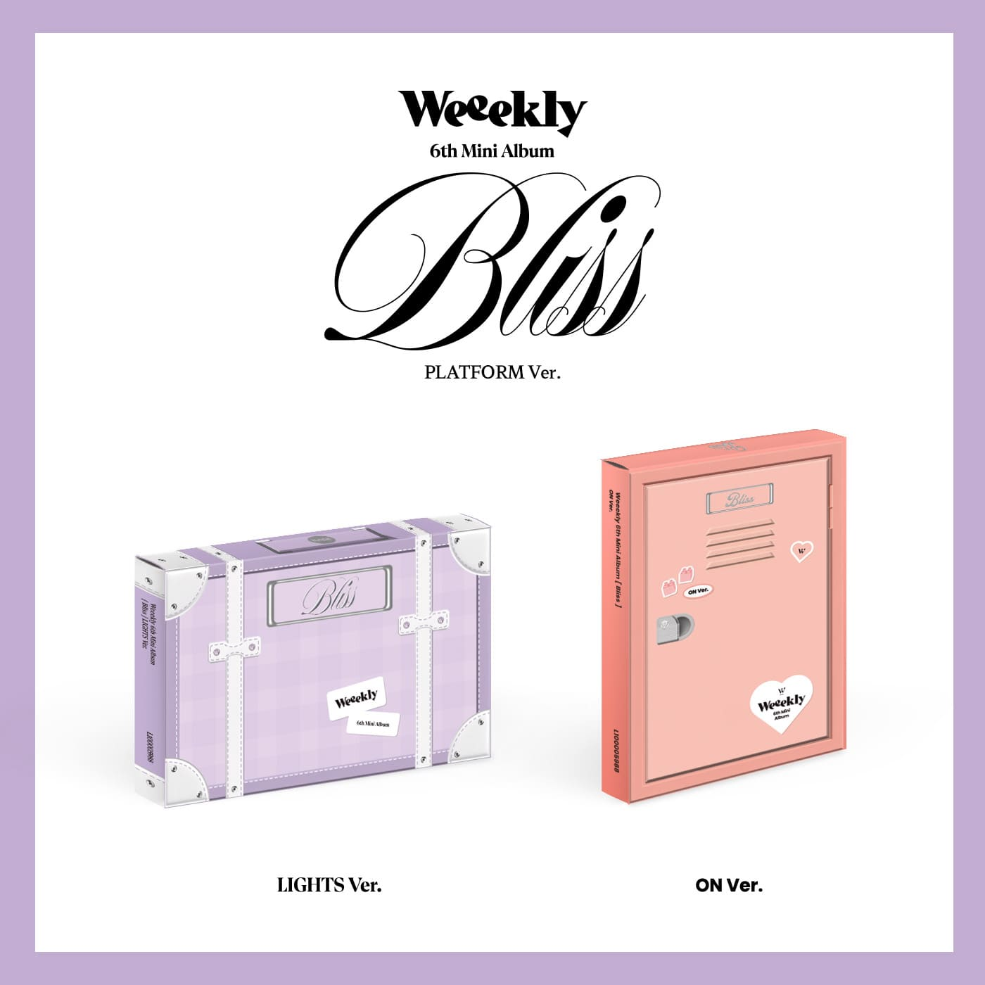 Weeekly - 6th Mini Album [Bliss] (ON Ver./ LIGHTS Ver.)-SQ6608820