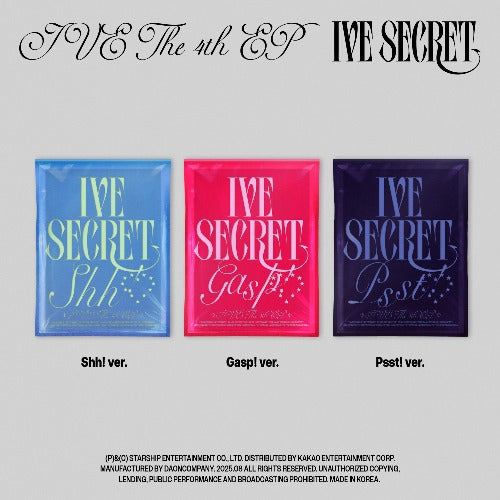 IVE 4th EP Album [IVE SECRET] (All Versions)