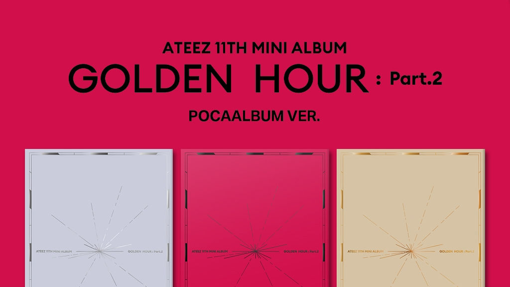 *MAKESTAR 2.0 BENEFIT POB* ATEEZ 11TH MINI ALBUM [GOLDEN HOUR : Part.2](POCAALBUM)-SQ4481441