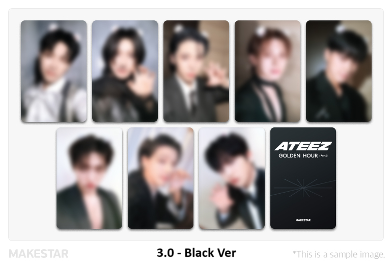 *MAKESTAR 3.0 BENEFIT* ATEEZ(에이티즈) 11TH MINI ALBUM [GOLDEN HOUR : Part.2] (POCAALBUM)-SQ1028425