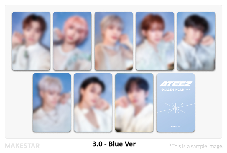 *MAKESTAR 3.0 BENEFIT* ATEEZ(에이티즈) 11TH MINI ALBUM [GOLDEN HOUR : Part.2] (POCAALBUM)-SQ1028425