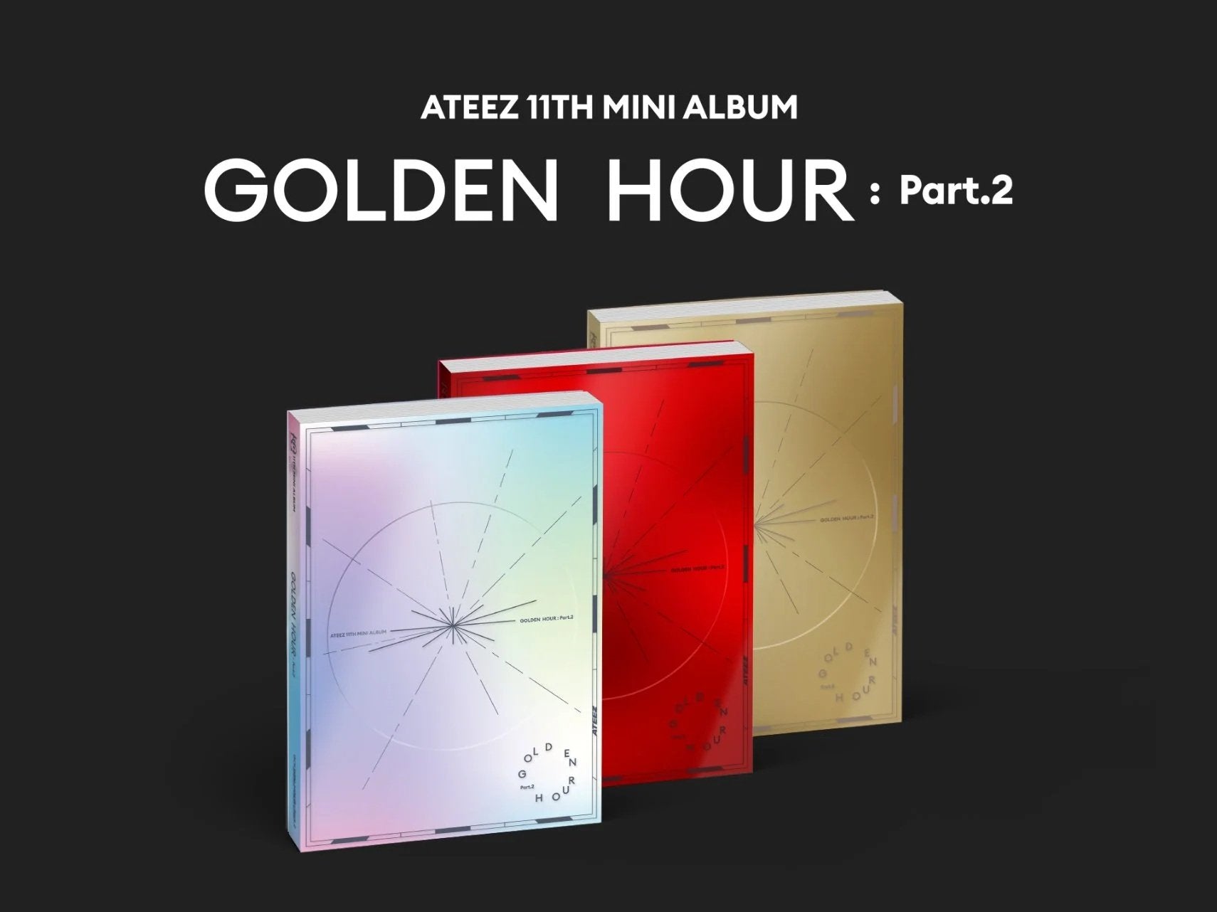 *FROMM POB* ATEEZ - GOLDEN HOUR : PART.2 11TH MINI ALBUM PHOTOBOOK-SQ8113078