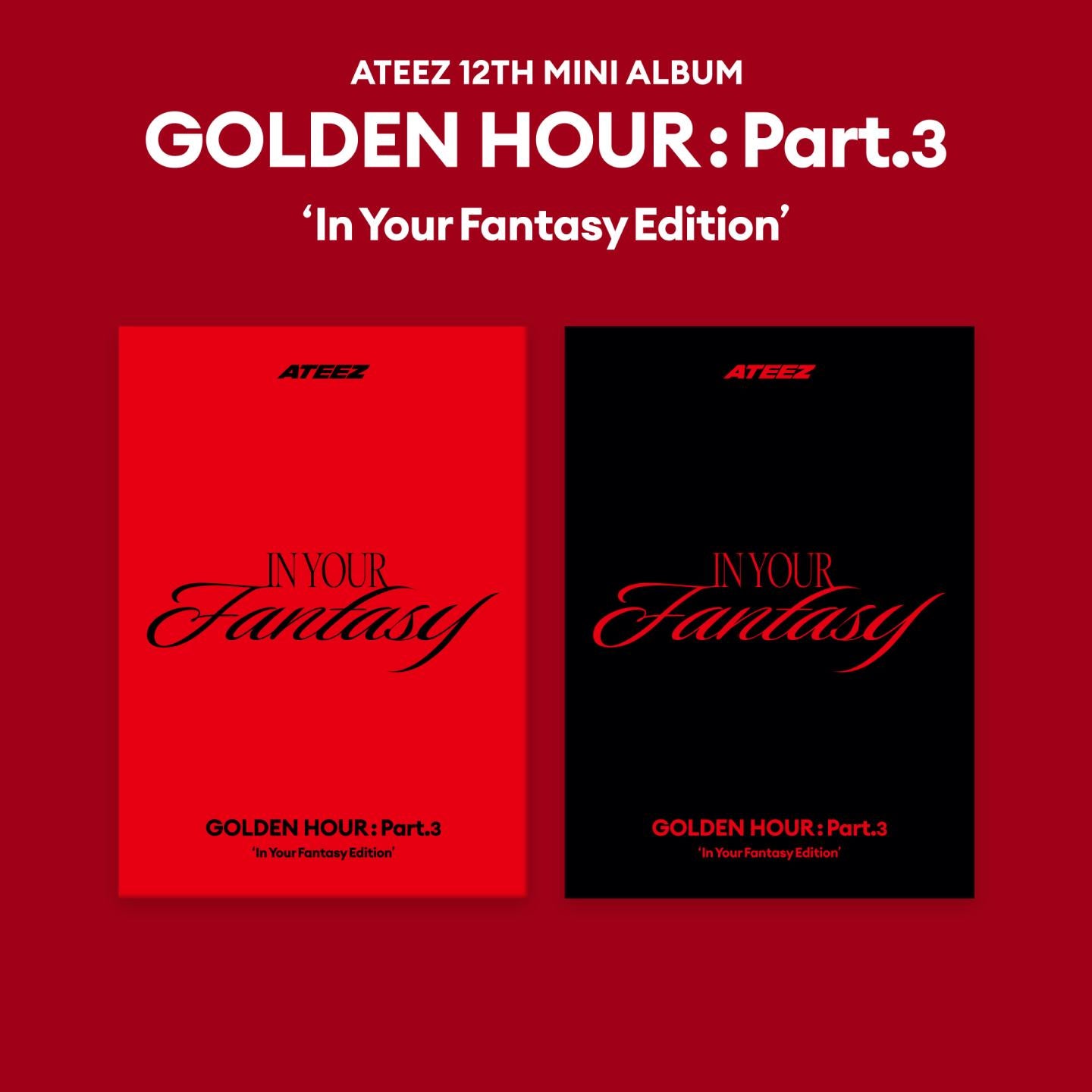 *MAKESTAR 1.0 POB EVENT* ATEEZ 12TH MINI ALBUM [GOLDEN HOUR : Part.3 'In Your Fantasy Edition'](POCAALBUM)
