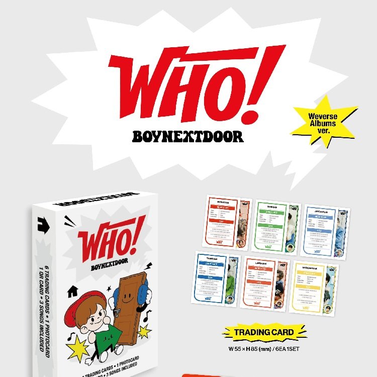 BOYNEXTDOOR - 1st Single [WHO!] (Weverse Albums ver.)