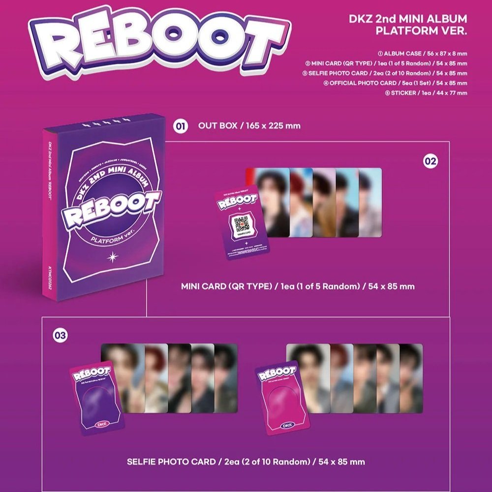 DKZ - [REBOOT] 2nd Mini Album PLATFORM Version