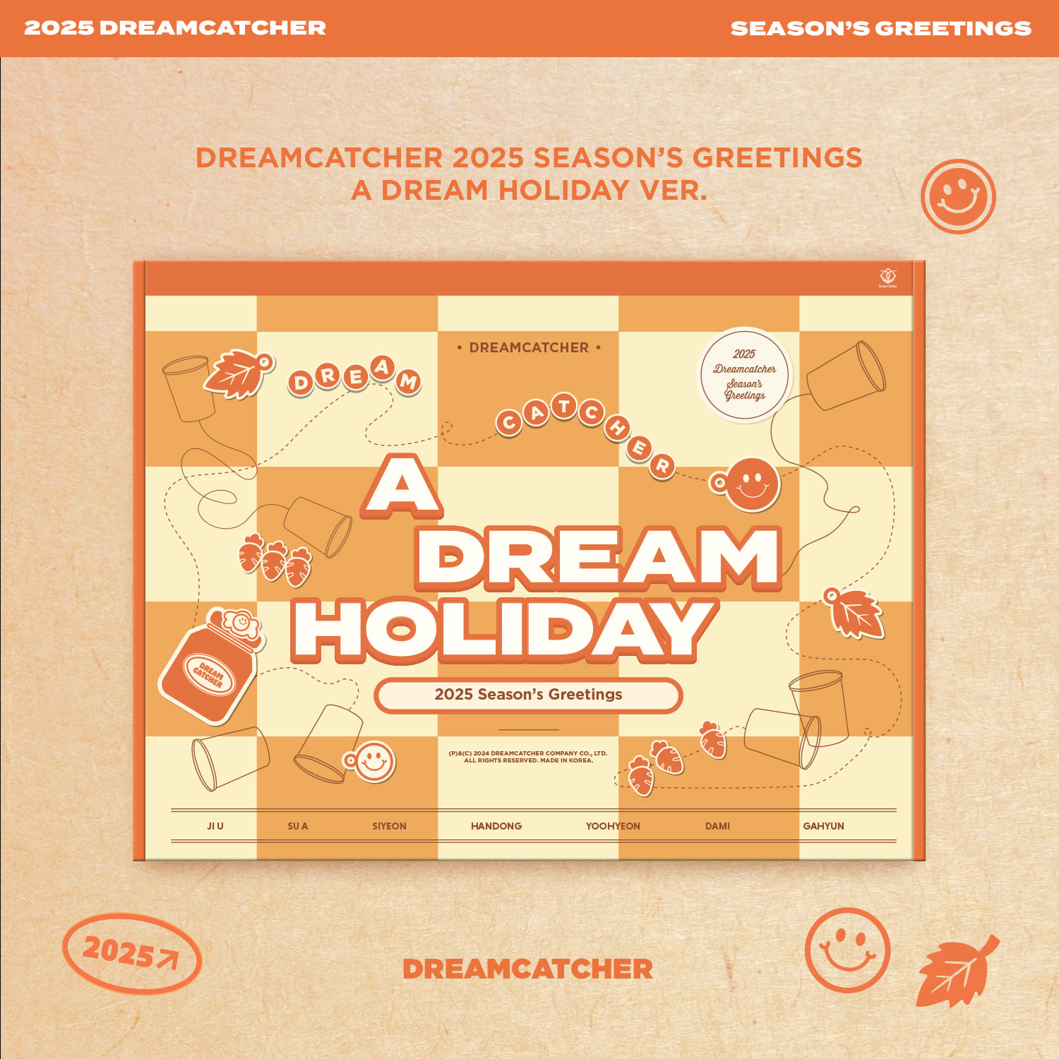 Dreamcatcher - 2025 SEASON'S GREETINGS (A DREAM HOLIDAY Ver. / DREAMY FARM Ver.)(Random Ver)-SQ1563944