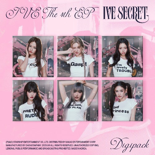 IVE 4th EP Album [IVE SECRET] (All Versions)