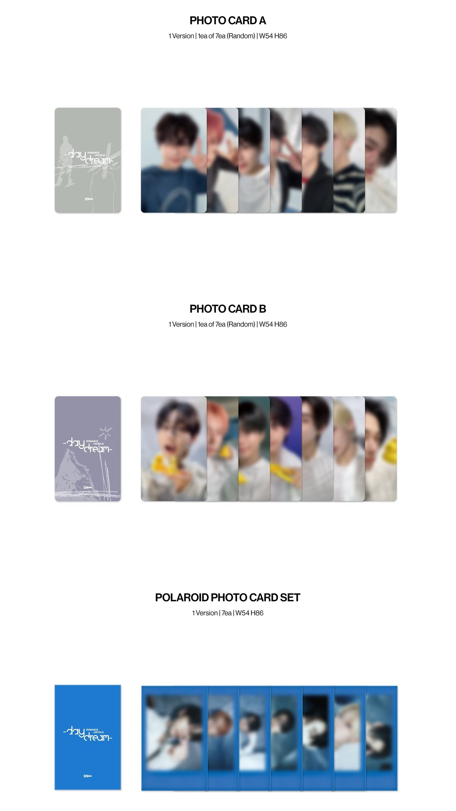 ENHYPEN - 2nd Album [ROMANCE : UNTOLD -daydream-] (WEVERSE Album)