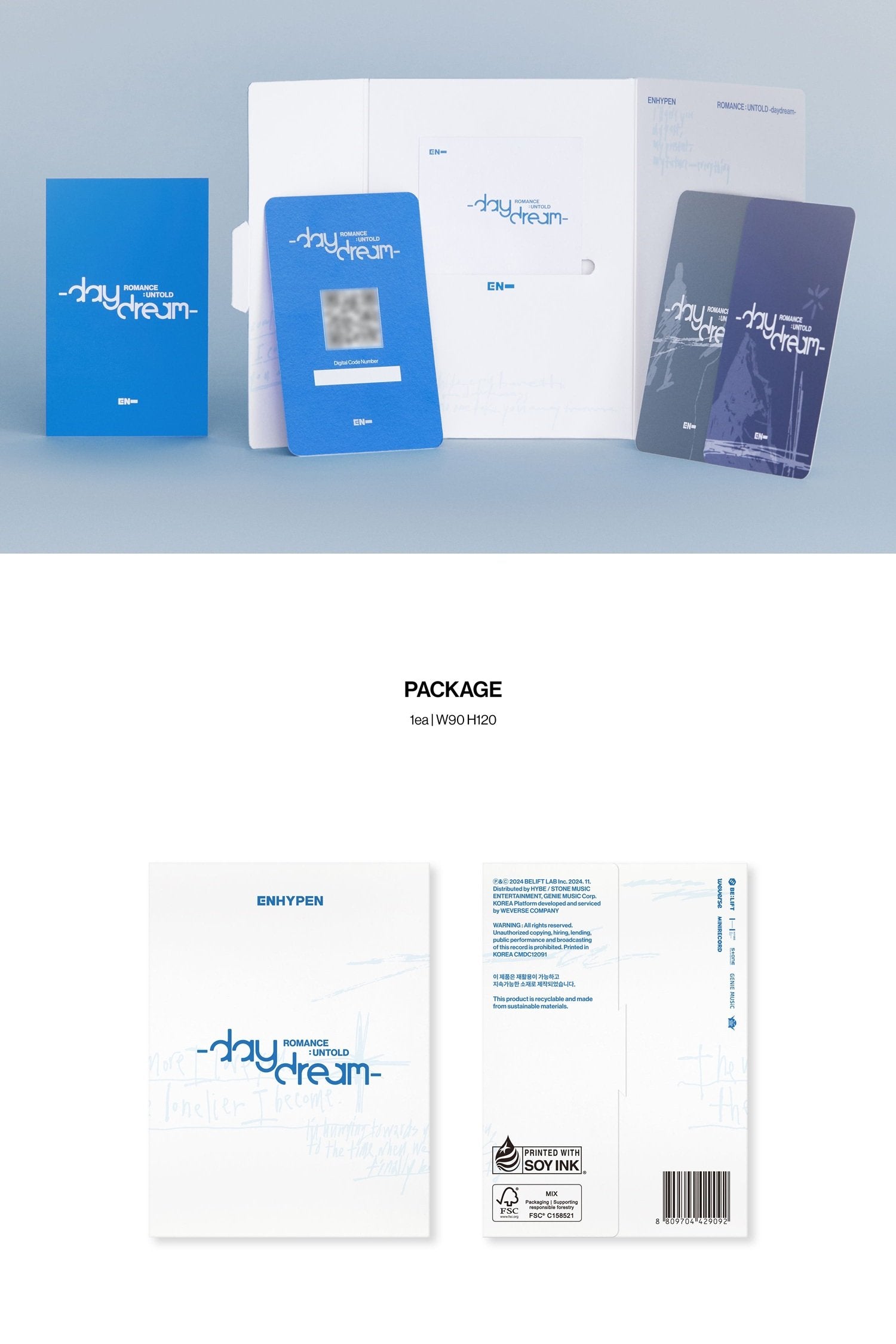 ENHYPEN - 2nd Album [ROMANCE : UNTOLD -daydream-] (WEVERSE Album)