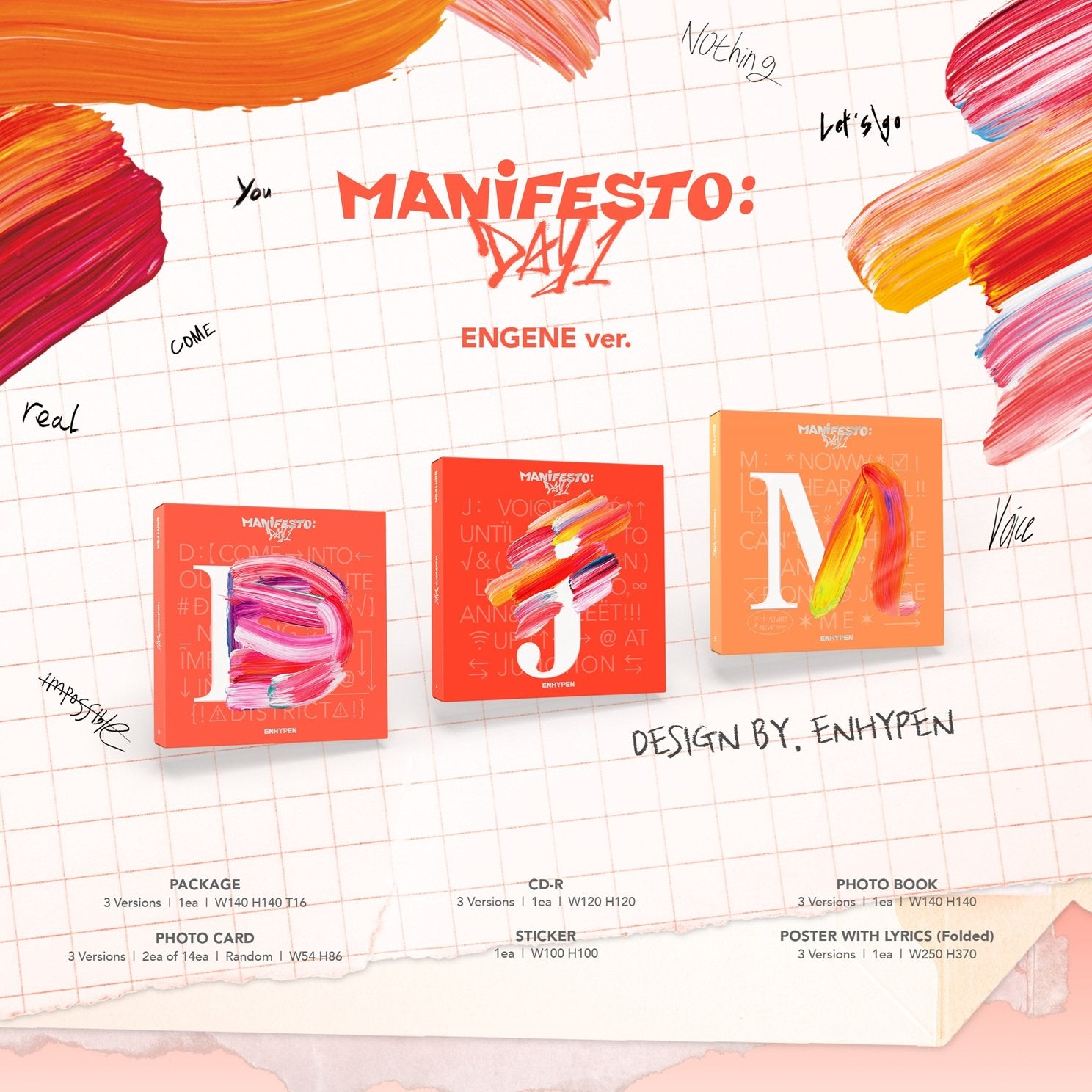ENHYPEN 3rd Mini Album [MANIFESTO : DAY 1] (ENGENE ver.)-SQ3823411