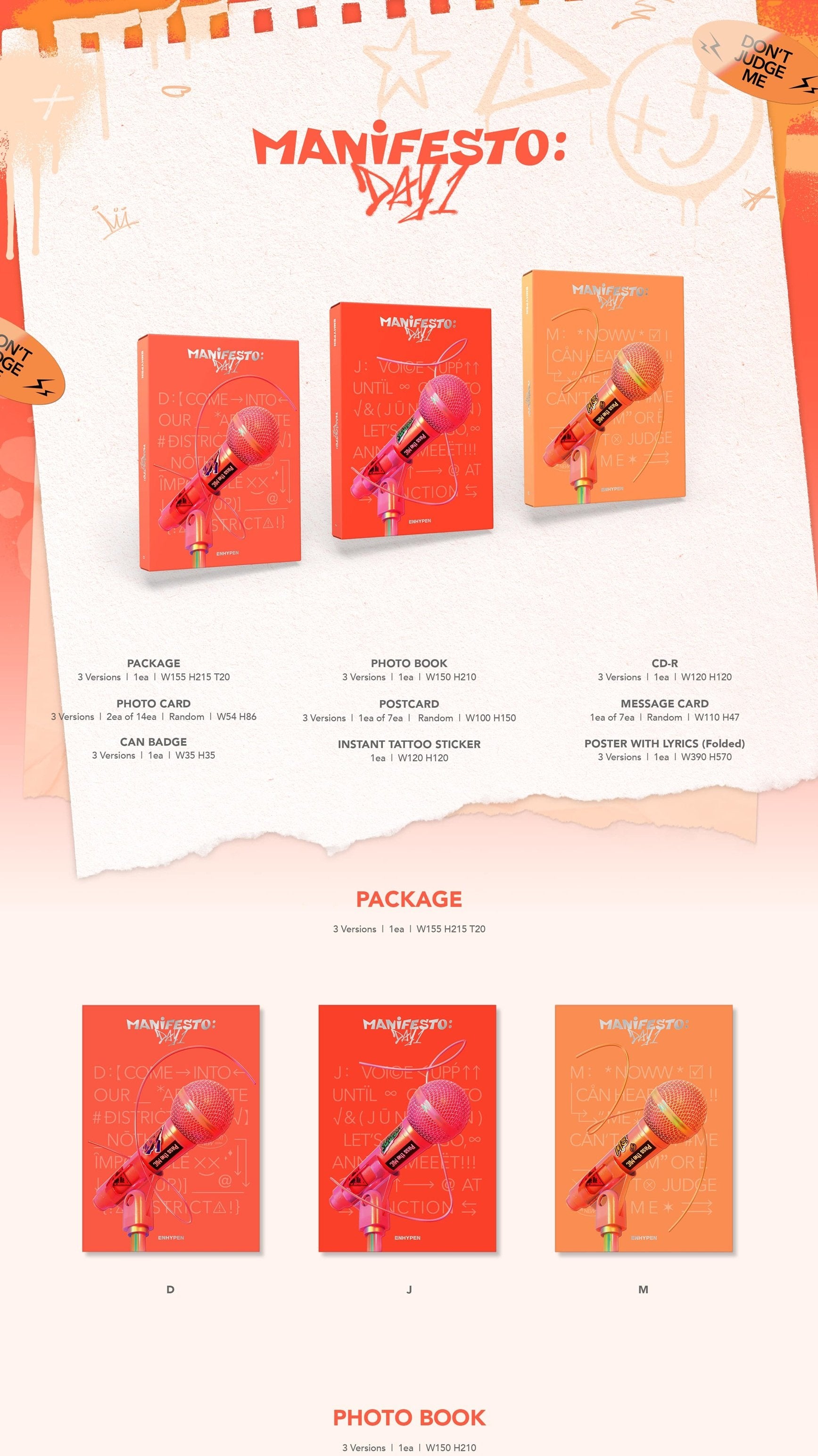 ENHYPEN 3rd Mini Album [MANIFESTO : DAY 1]-SQ7965541