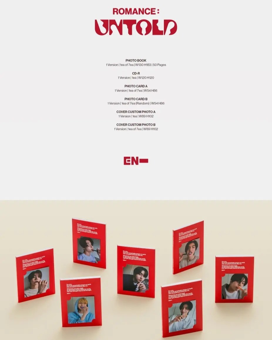 [ENHYPEN] 2nd Album [ROMANCE : UNTOLD] (ENGENE ver.)-SQ3268571