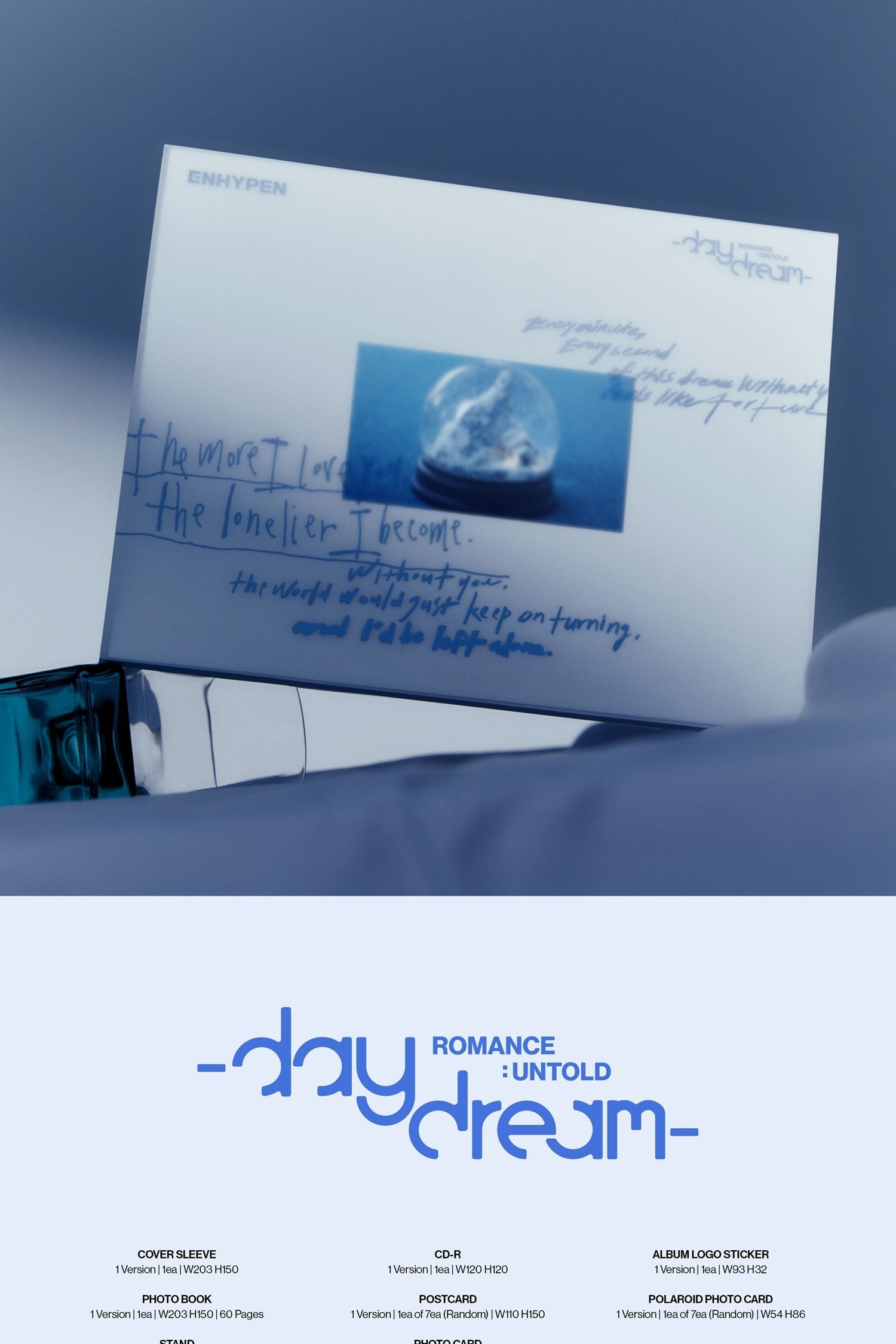 ENHYPEN - 2nd Album [ROMANCE : UNTOLD -daydream-] (JAPAN Edition)-SQ1351695