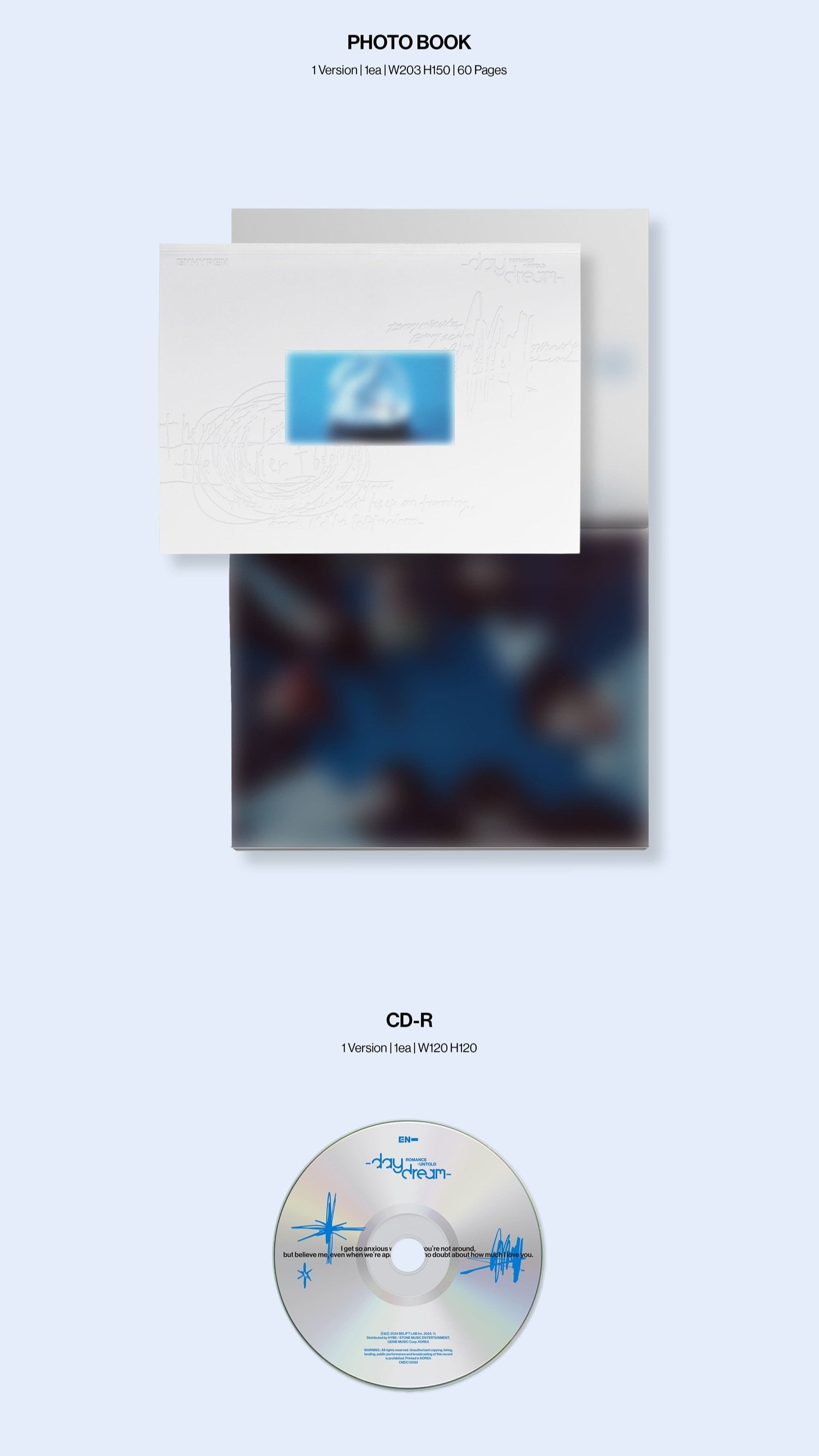 ENHYPEN - 2nd Album [ROMANCE : UNTOLD -daydream-] (JAPAN Edition)-SQ1351695