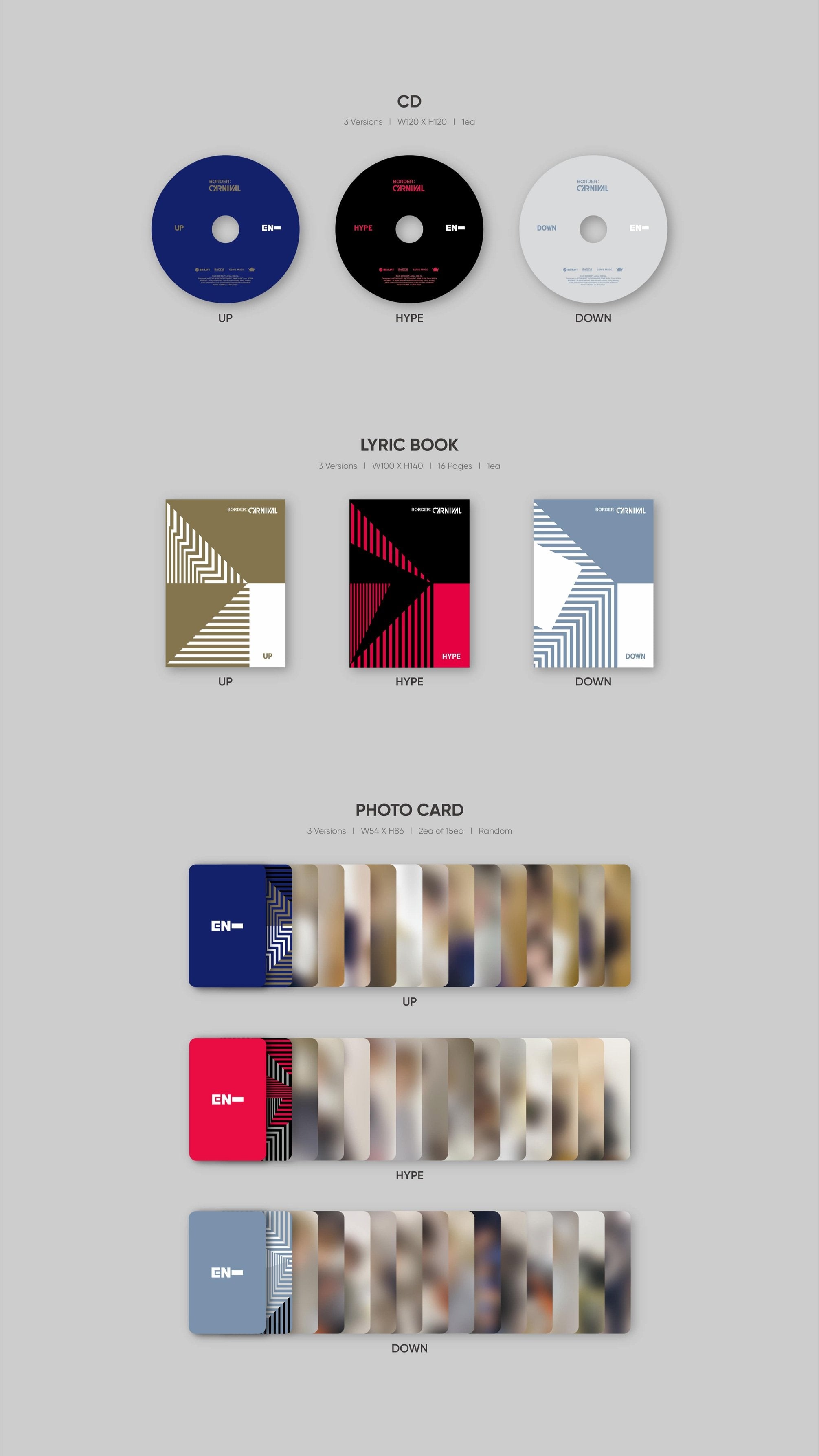 ENHYPEN - 2nd Mini Album [BORDER : CARNIVAL]-SQ7971403
