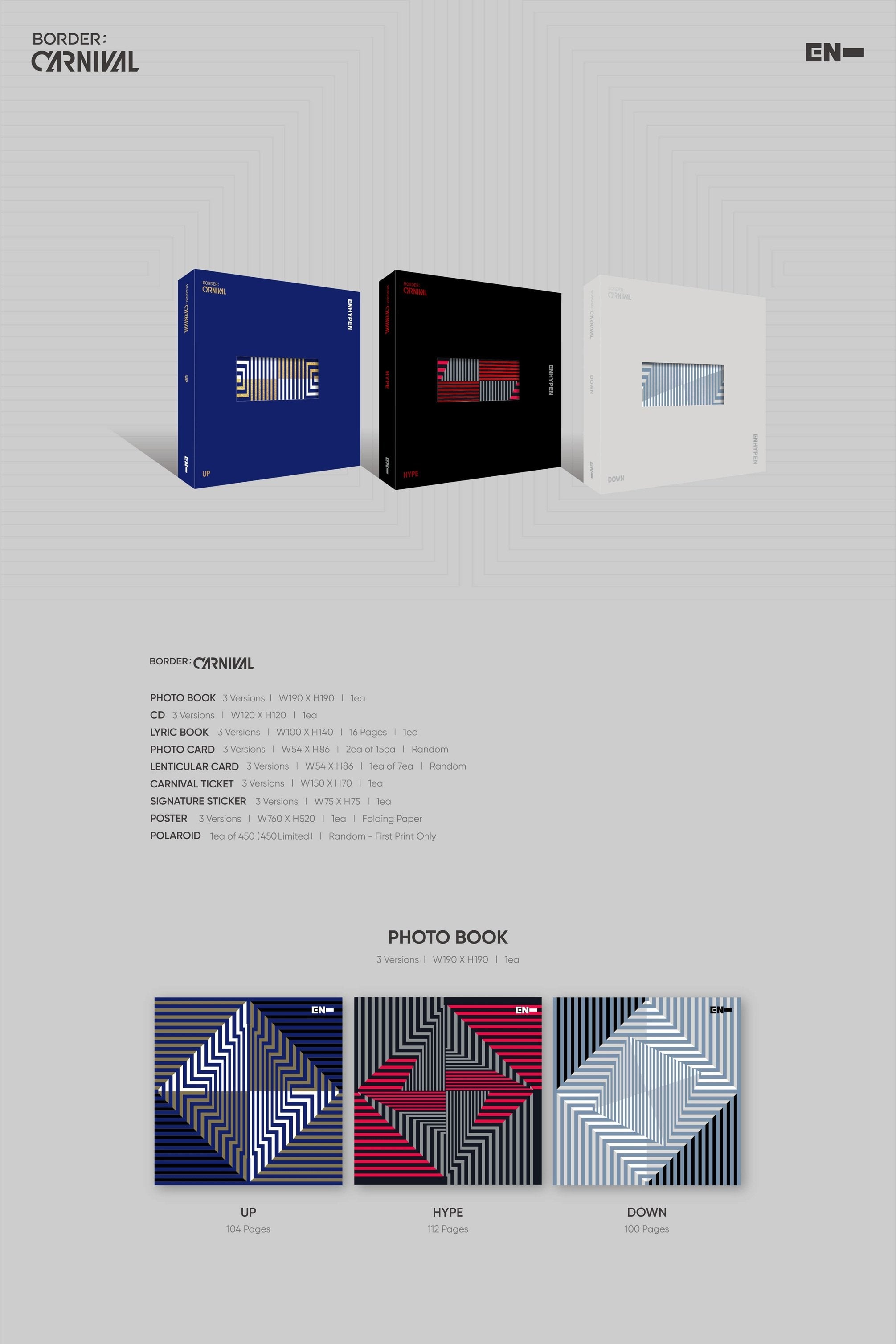 ENHYPEN - 2nd Mini Album [BORDER : CARNIVAL]-SQ7971403