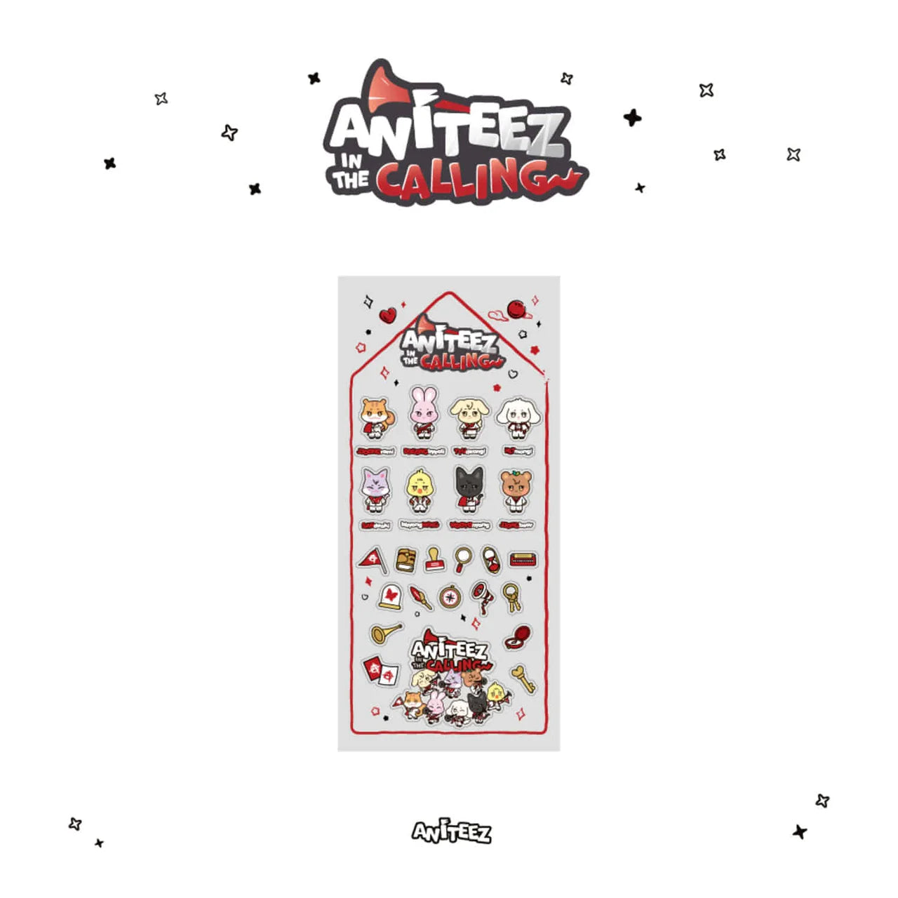 [ATEEZ x ANITEEZ in the CALLING] POP UP OFFICIAL MD - EPOXY STICKER