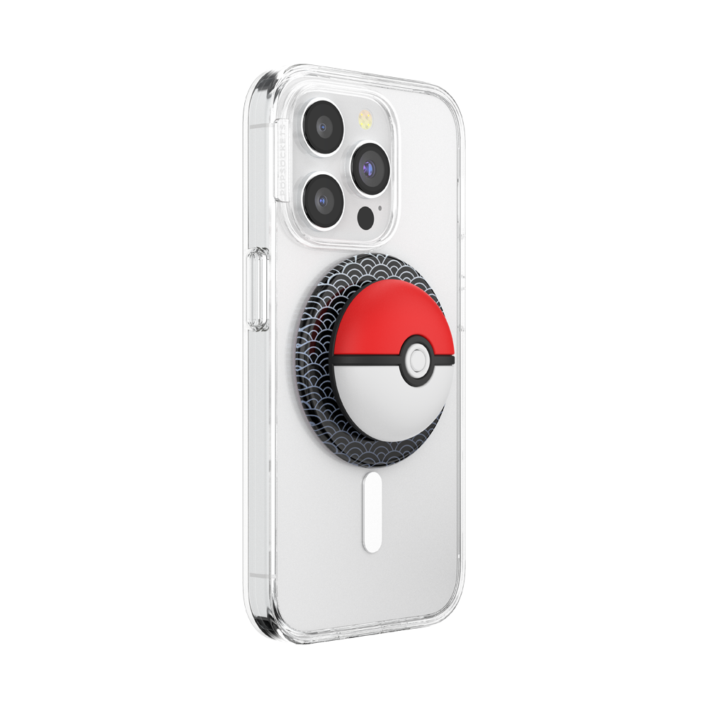 PopSockets MagSafe Phone Grip - Puffy Poké Ball Seigaiha