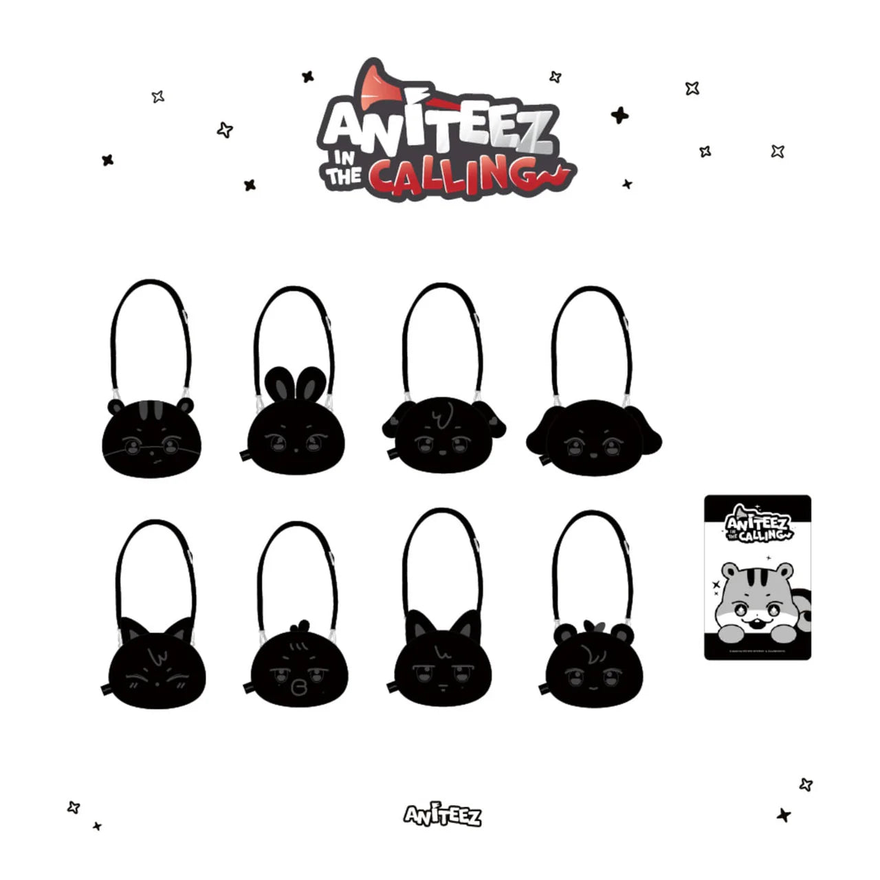 [ATEEZ x ANITEEZ in the CALLING] POP UP OFFICIAL MD - FACE POUCH BAG