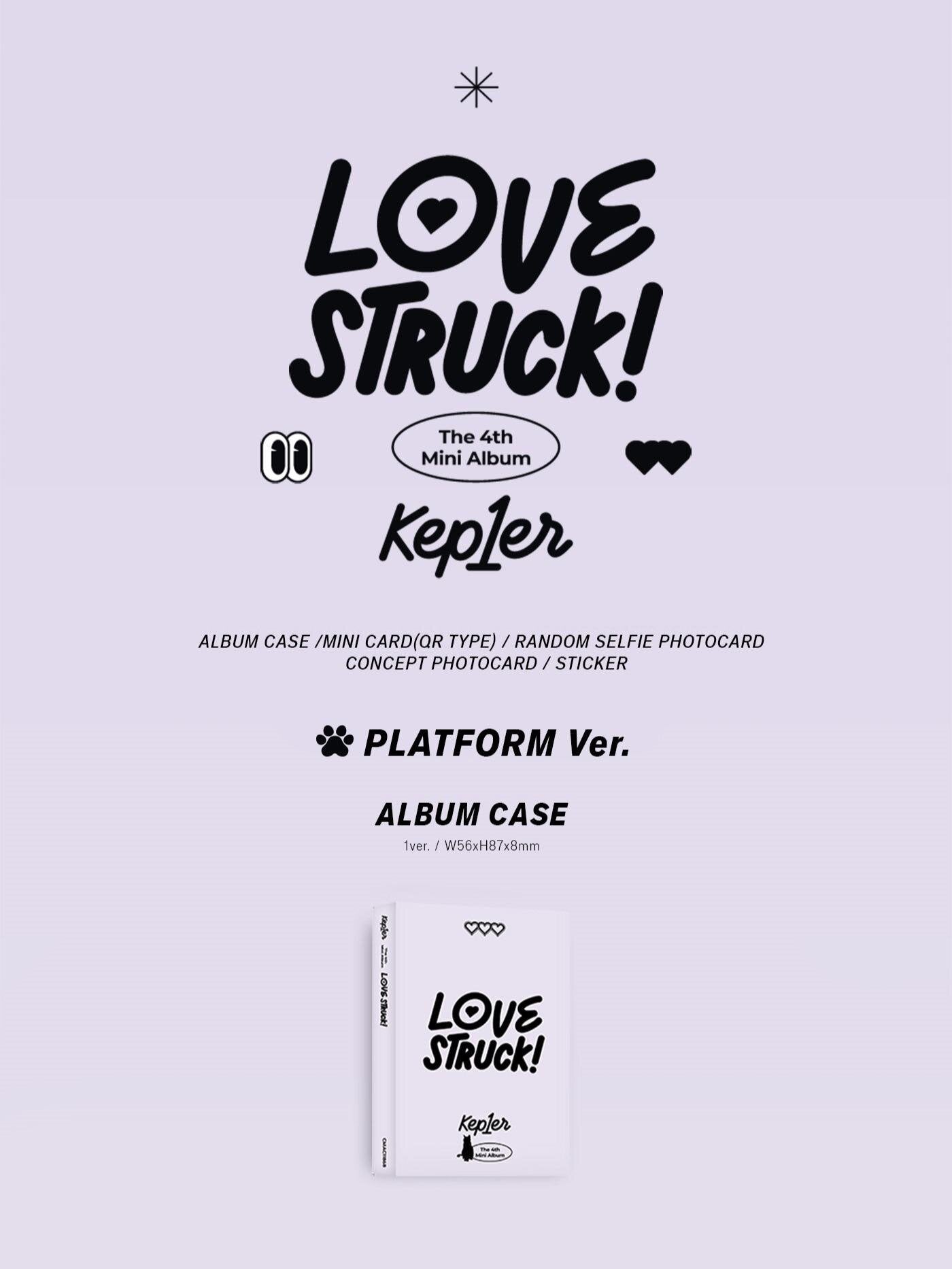 Kep1er - 4th Mini Album [LOVESTRUCK!] (Platform Ver.)