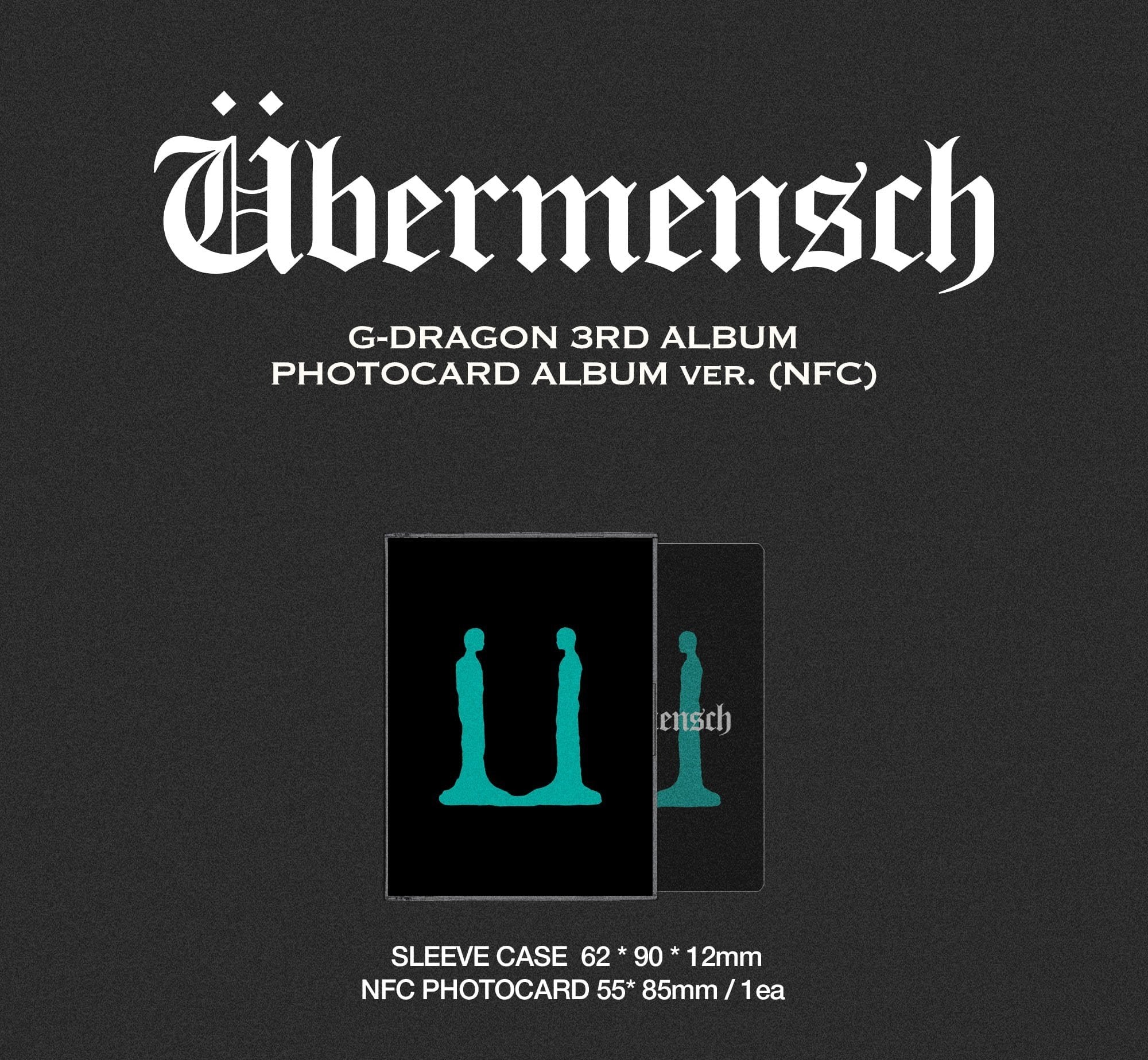 G-DRAGON 3rd Album [Übermensch] (Photocard Album Ver)