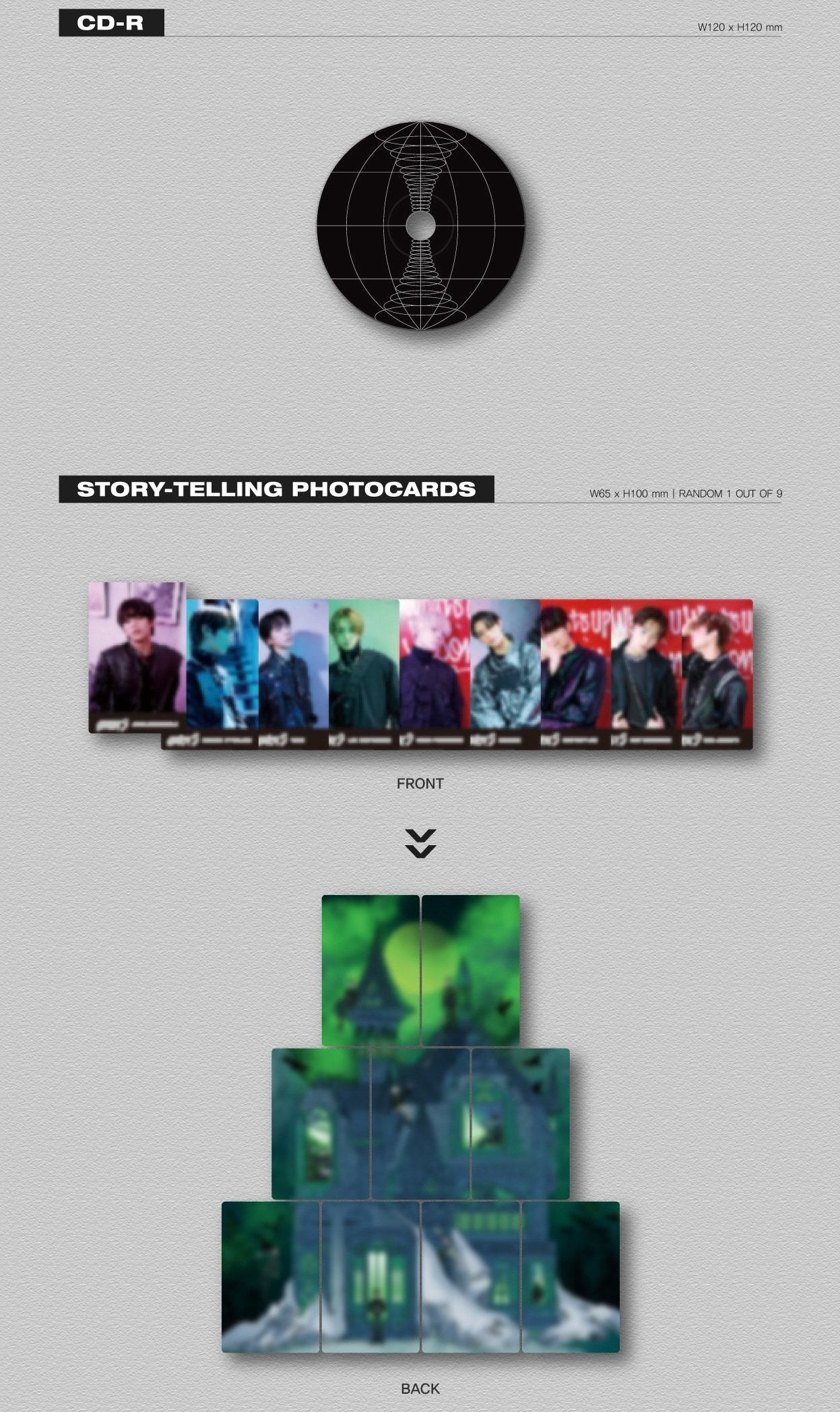 GHOST9 1st Mini Album [PRE EPISODE 1 : DOOR]