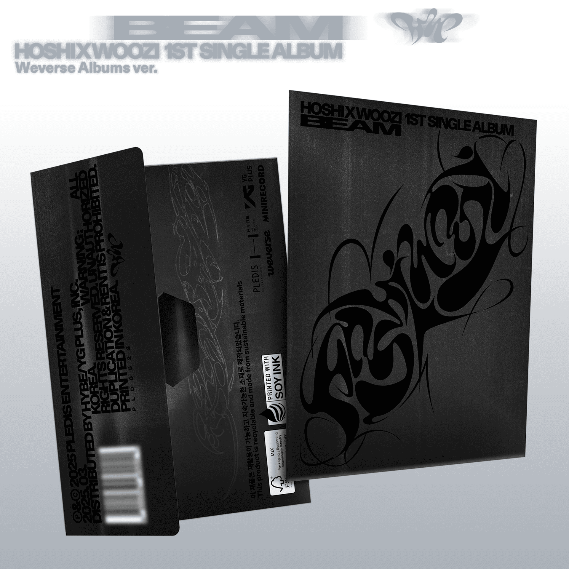*WEVERSE POB* HOSHI X WOOZI 1st Single Album [BEAM] (+ Ver. / X Ver. / Weverse Album Ver.))