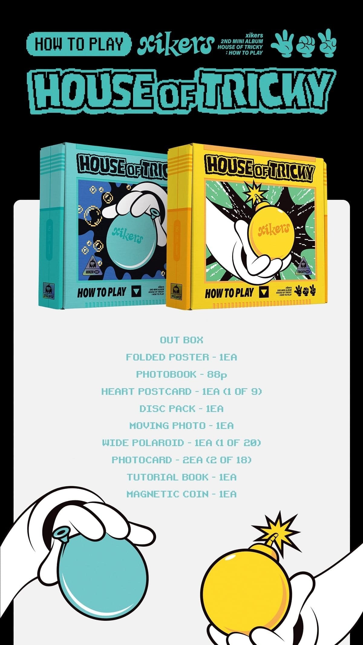 xikers - 2nd Mini [HOUSE OF TRICKY : HOW TO PLAY]-SQ4579881