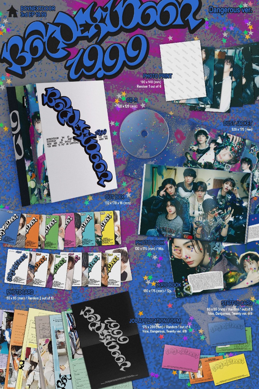 BOYNEXTDOOR - 3rd EP [19.99] (Nice Ver. / Dangerous Ver. / Twenty Ver.)-SQ4114248