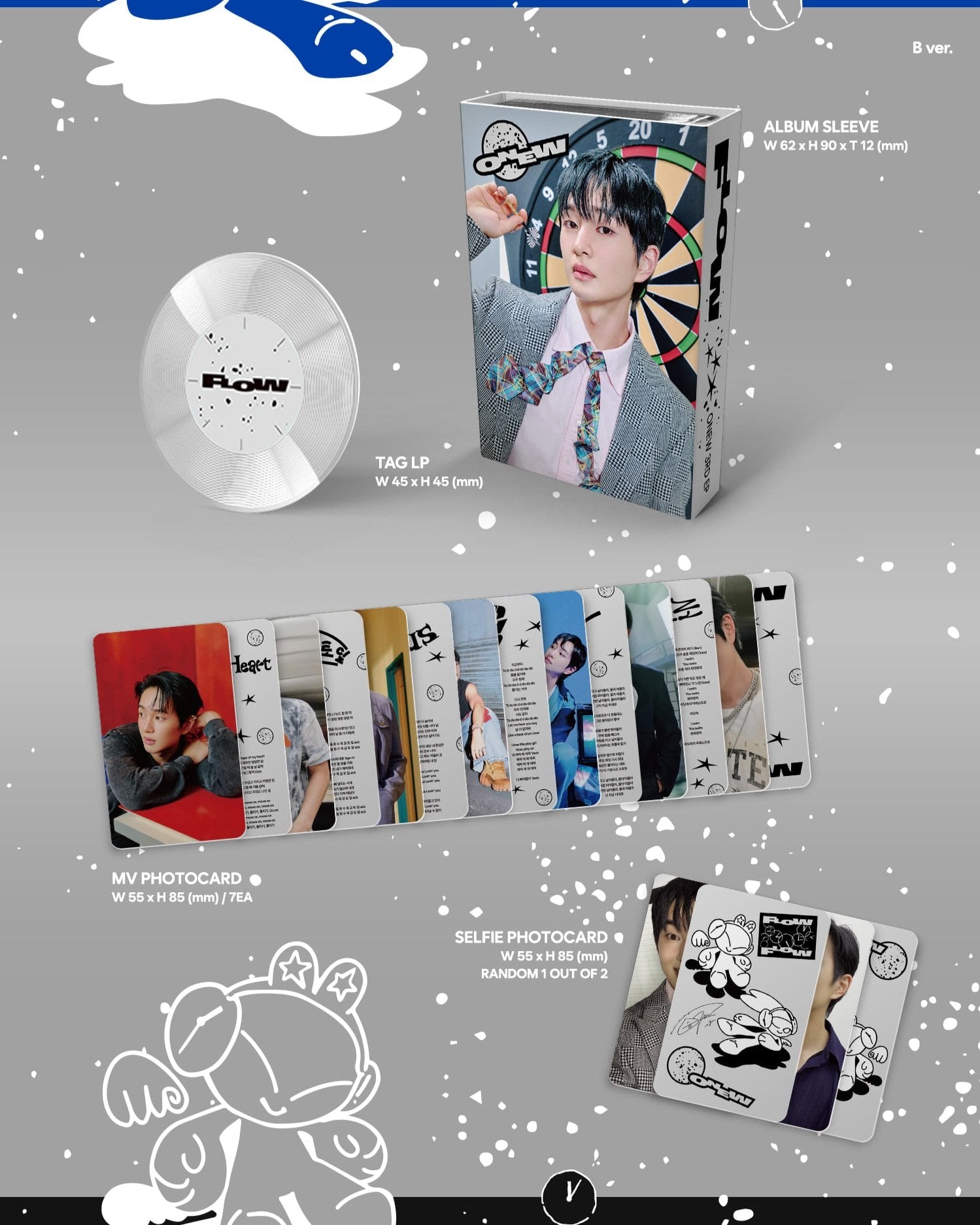 ONEW - 3rd Mini Album [FLOW] (NEMO Ver.) (A Ver. / B Ver. / C Ver.)-SQ2233219