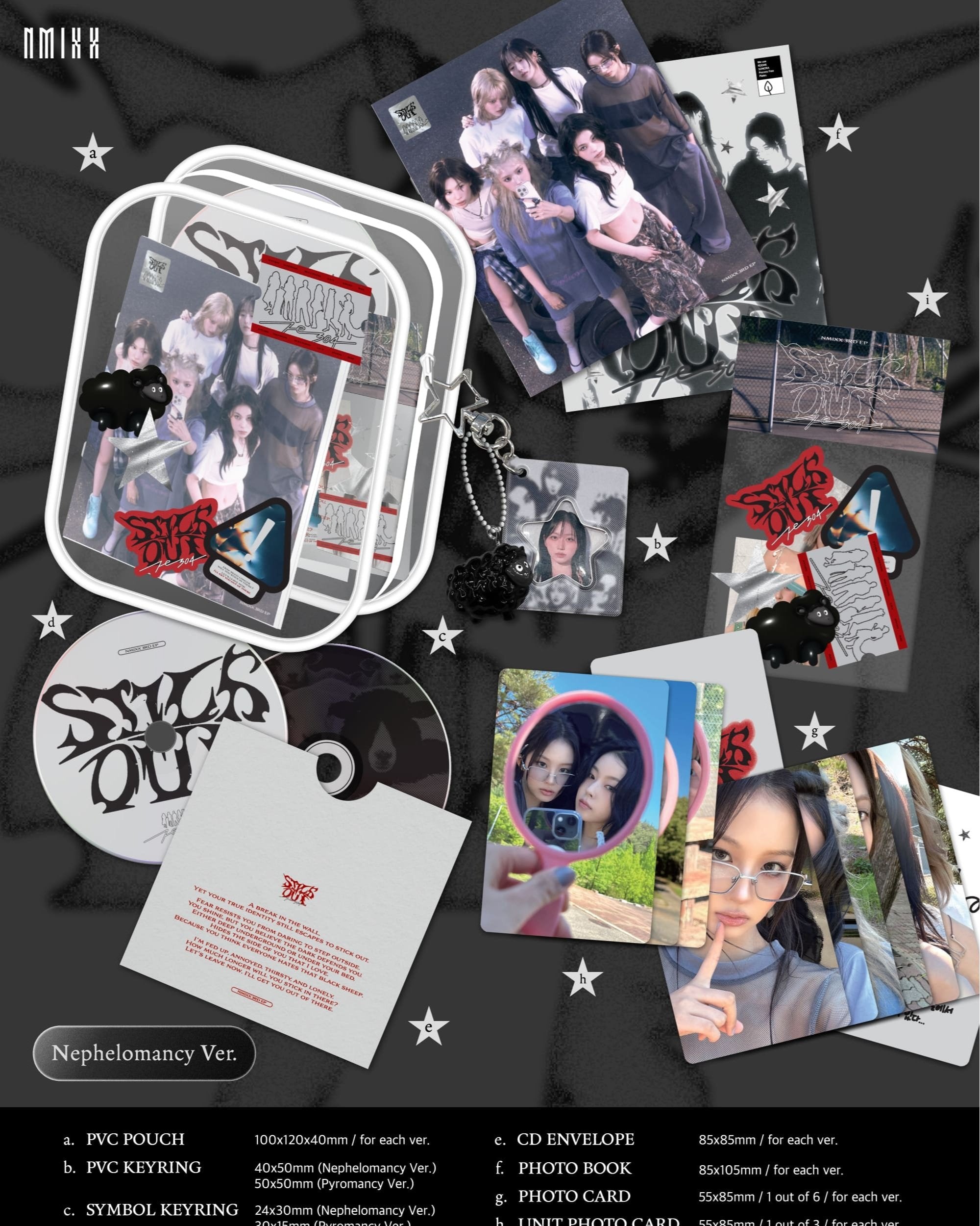NMIXX - 3rd Mini Album [Fe3O4: STICK OUT] [Limited Ver.] (Nephelomancy Ver. / Pyromancy Ver.)-SQ1826338