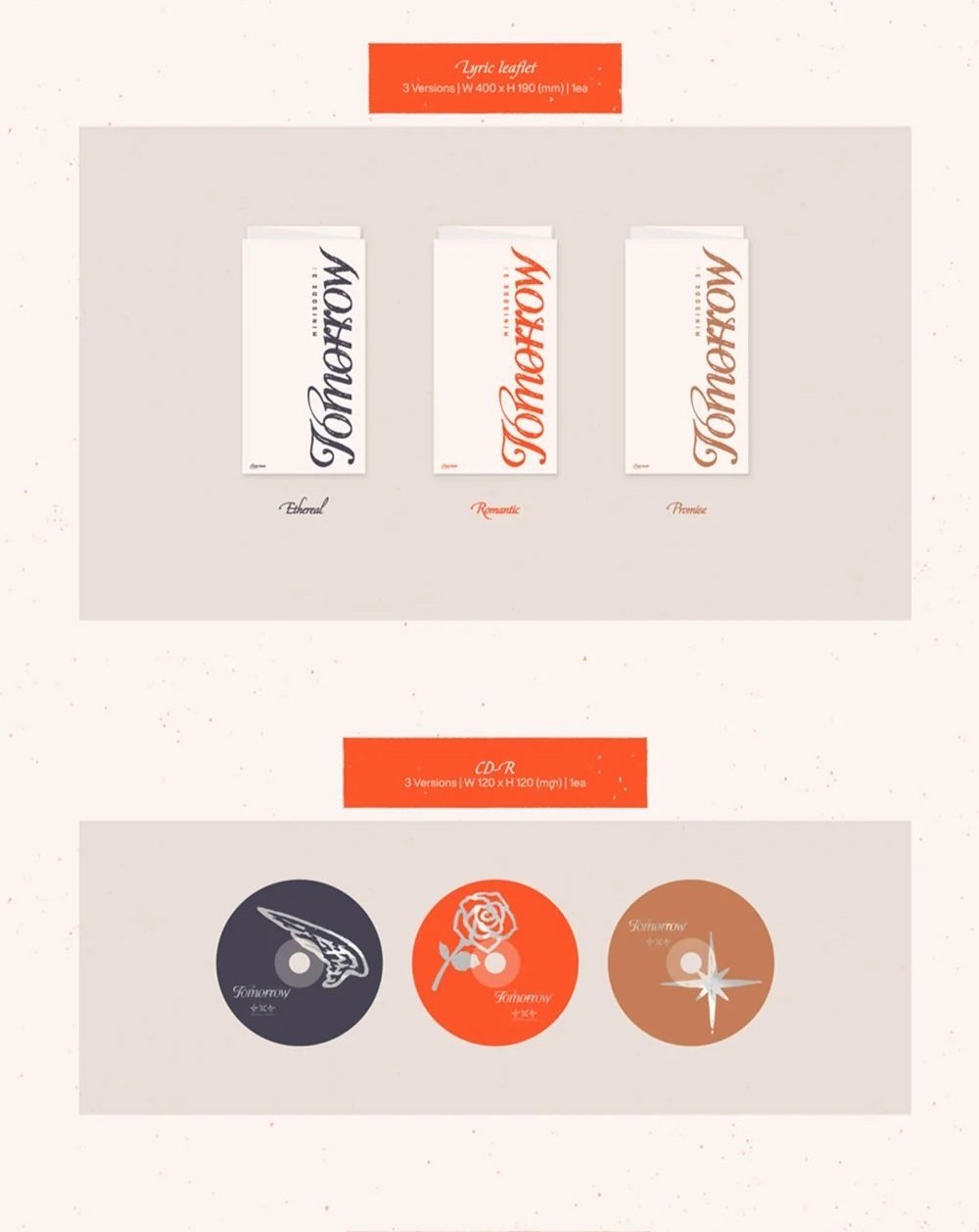 [TOMORROW X TOGETHER] 6th Mini Album [minisode 3: TOMORROW] (Ethereal / Romantic / Promise Ver.)-SQ5379449