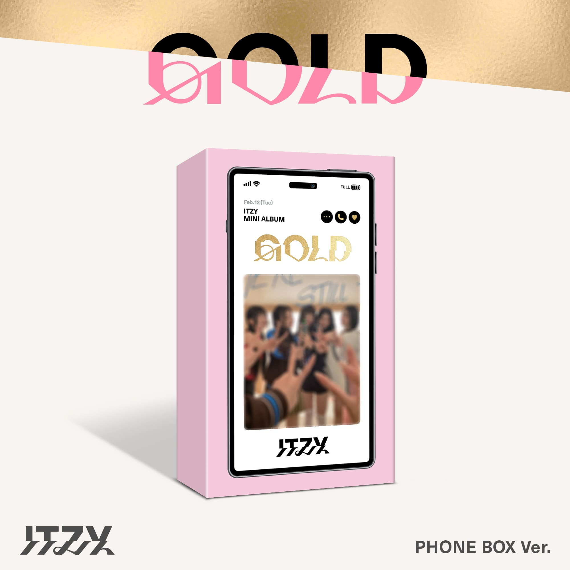 ITZY - 9th Mini Album [GOLD] (PHONE BOX Ver.)
