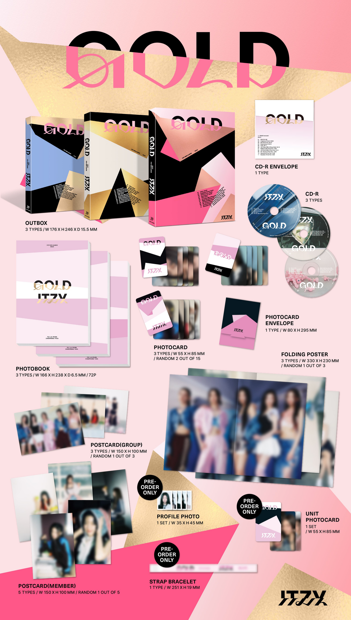 Baby Don't Cry F Girl Album Photobook Ver (MD) + Pre Order Benefits + BolsVos Exclusive Digital Merches K-POP