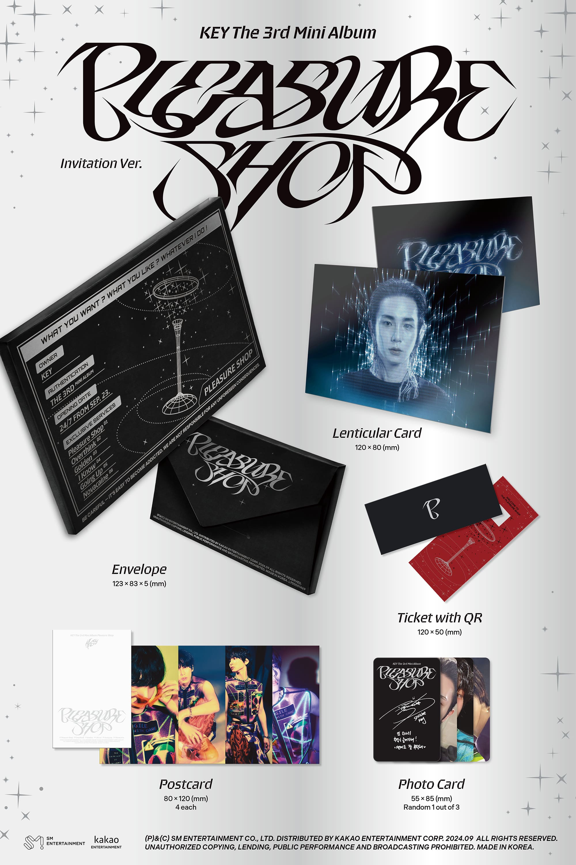 KEY - 3rd Mini Album [Pleasure Shop] (Invitation Ver.)