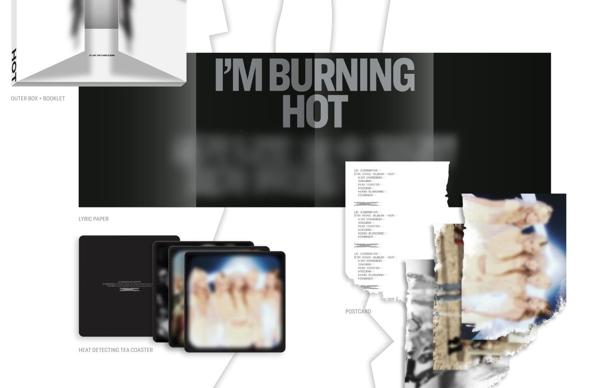 LE SSERAFIM - 5th Mini Album [HOT] (All Versions)-SQ0825135