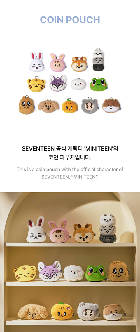 SEVENTEEN - MINITEEN OFFICIAL MD COIN POUCH – Rock Paper Scissors SEVENTEEN - MINITEEN OFFICIAL MD COIN POUCH – Rock Paper Scissors