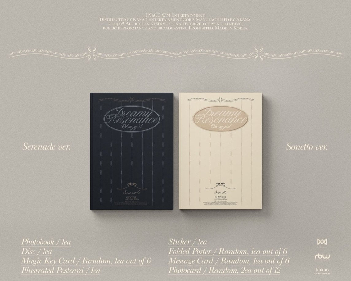 OH MY GIRL - 10th Mini Album [Dreamy Resonance] (Serenade Ver. / Sonetto Ver.)-SQ1063680