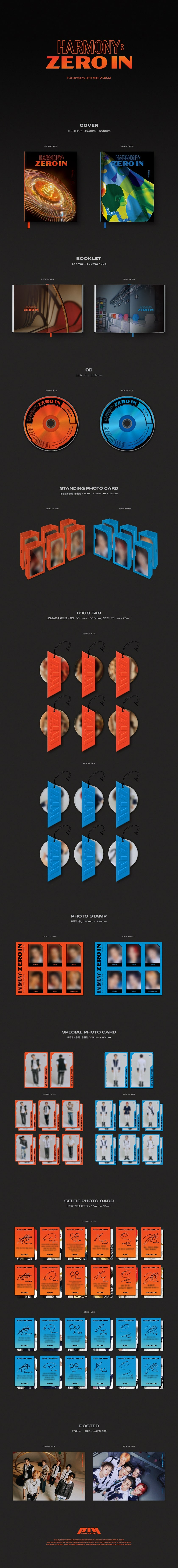 P1Harmony - 4th Mini Album [HARMONY : ZERO IN]-SQ6177135