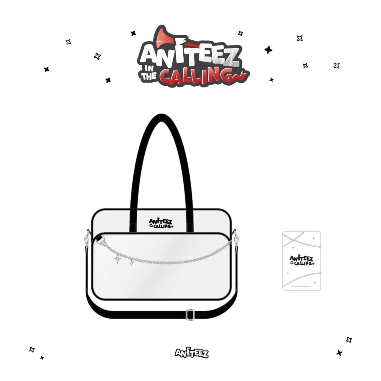 [ATEEZ x ANITEEZ in the CALLING] POP UP OFFICIAL MD - PVC POCKET SHOULDER BAG