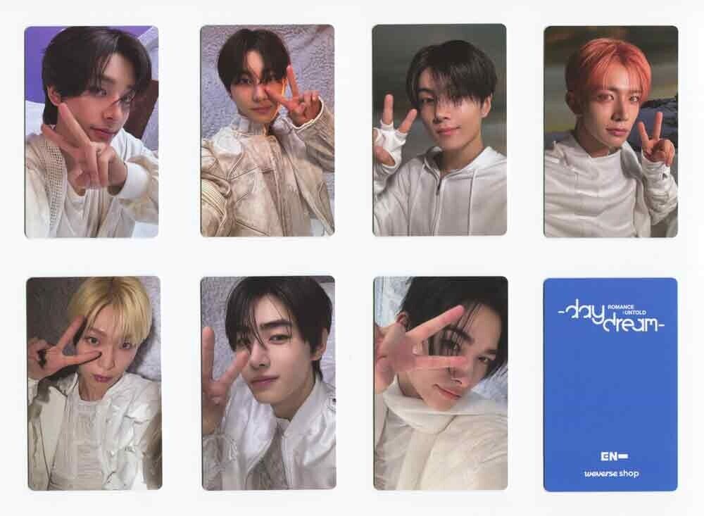 *WEVERSE POB* ENHYPEN - 2nd Album [ROMANCE : UNTOLD -daydream-] (BLUE NOON Ver. / WHITE MIDNIGHT Ver.)