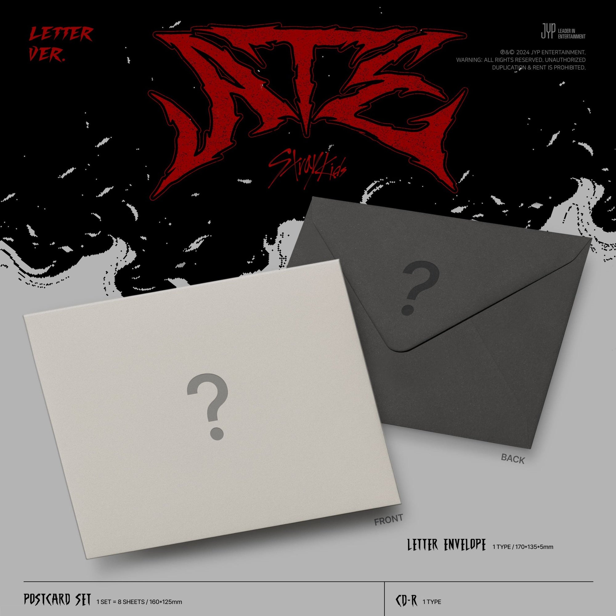 Stray Kids - 9th Mini Album [ATE] (Letter Ver.) (Random Ver)