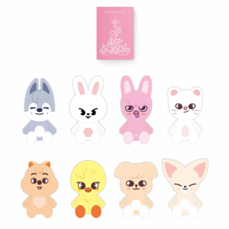 STRAY KIDS - SKZ 5'CLOCK 5TH FAN MEETING OFFICIAL MD SKZOO PLUSH TEDDY BEAR VER-SQ5578756