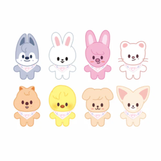 STRAY KIDS - SKZ 5'CLOCK 5TH FAN MEETING OFFICIAL MD SKZOO PLUSH 10CM VER-SQ7946429