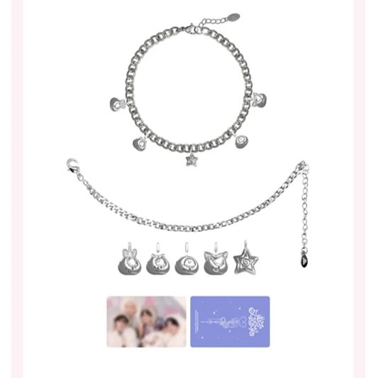 STRAY KIDS - SKZ 5'CLOCK 5TH FAN MEETING OFFICIAL MD CUSTOM BRACELET-SQ1862912