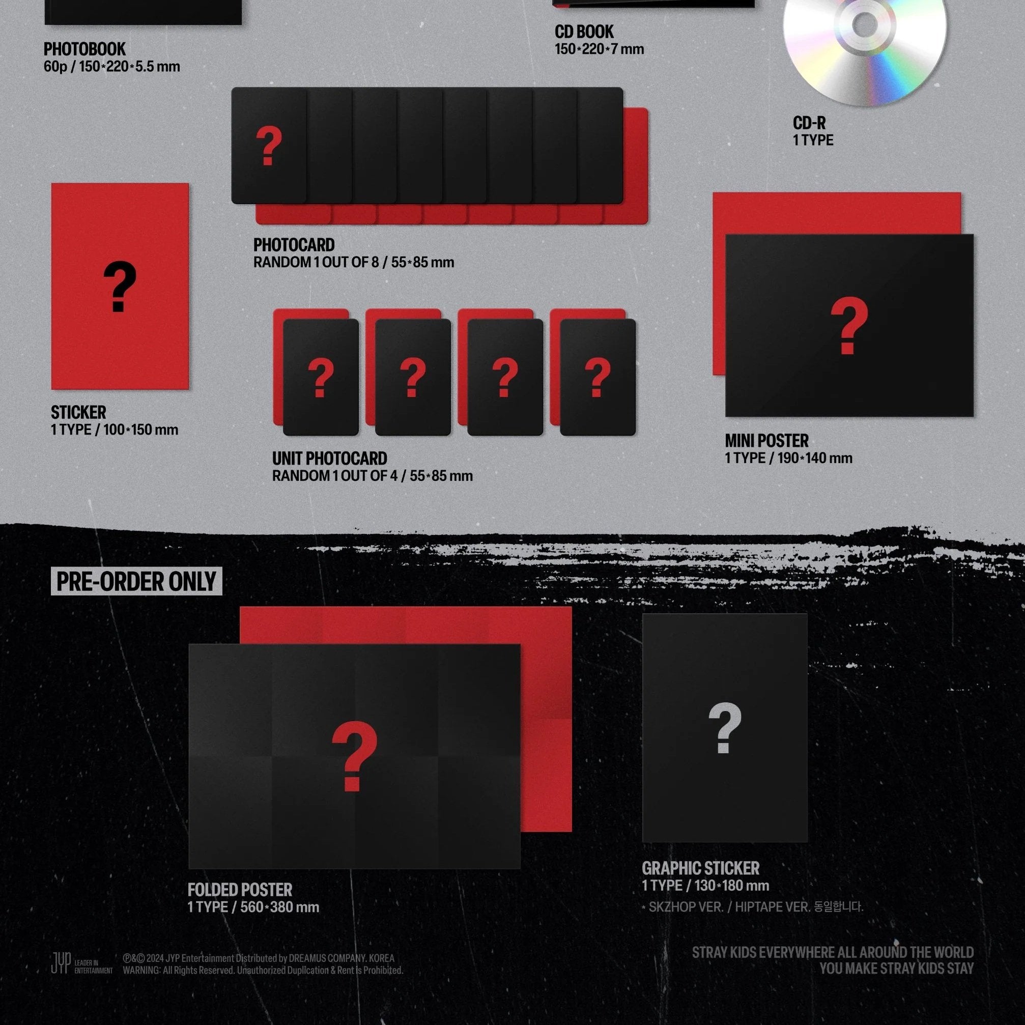 *WITHMUU BENEFIT* Stray Kids - 10th Mini Album [HOP] (SKZHOP Ver)-SQ7285642
