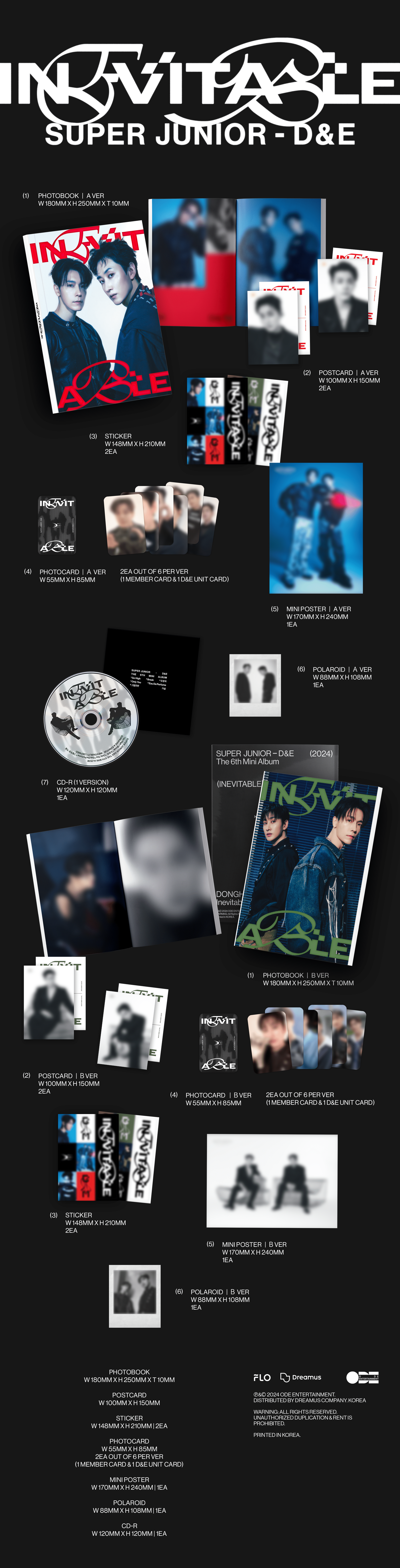 Super Junior D&E 6th Mini Album [INEVITABLE]-SQ8058759