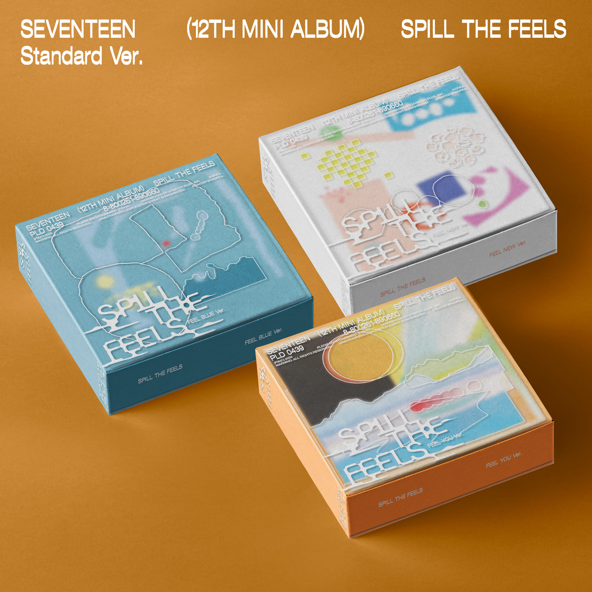 YES24 POB* [SEVENTEEN] - SPILL THE FEELS 12TH MINI ALBUM (Ver.0