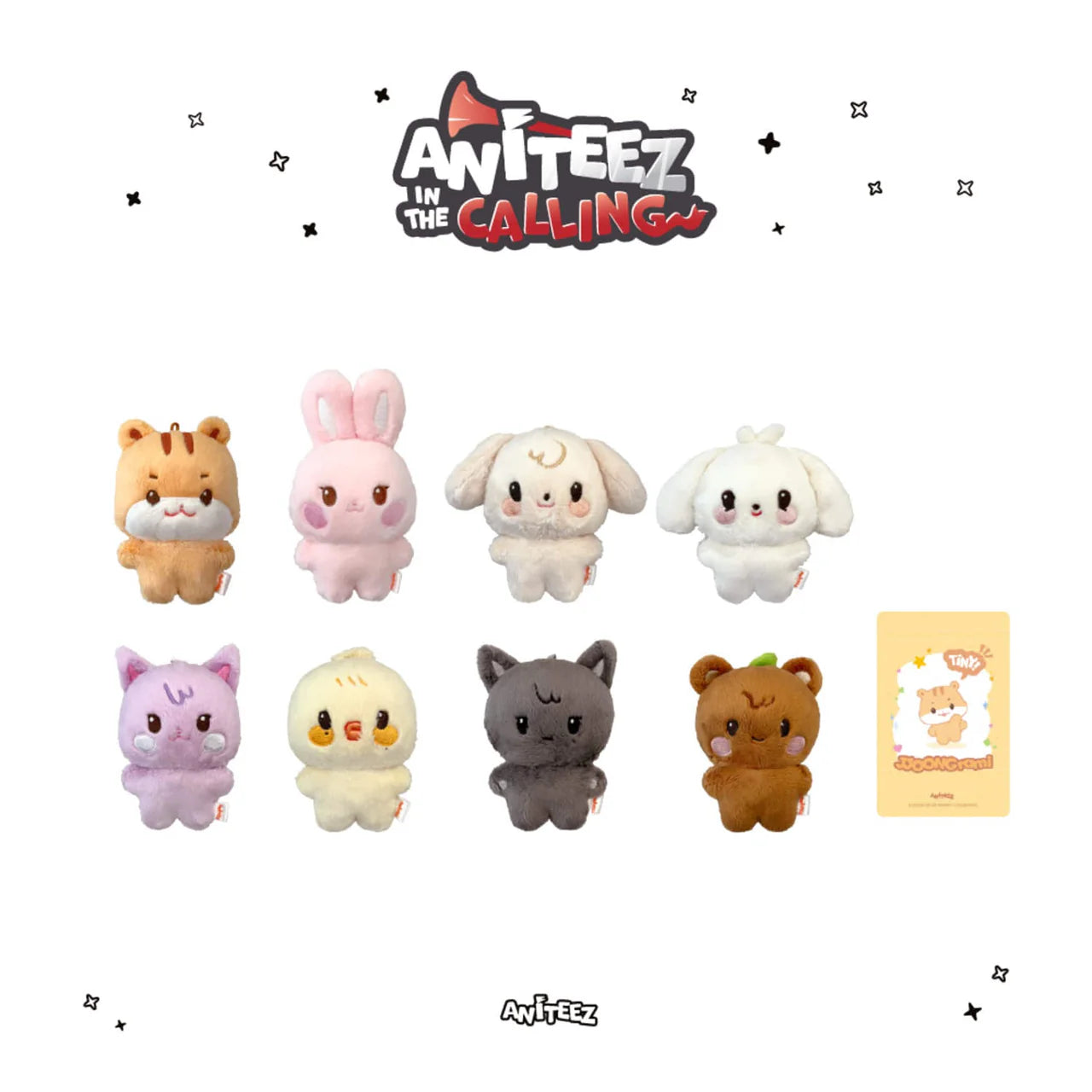 [ATEEZ x ANITEEZ in the CALLING] POP UP OFFICIAL MD - TINY ANITEEZ PLUSH DOLL
