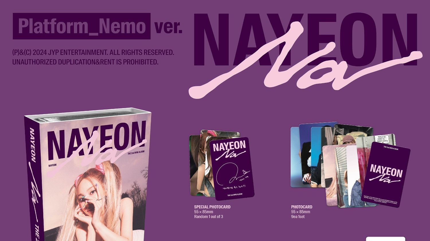 NAYEON (TWICE) - 2nd Mini Album [NA] (Platform_Nemo Ver.)